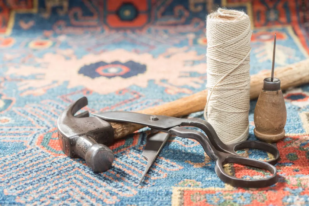 Oriental rug restoration 